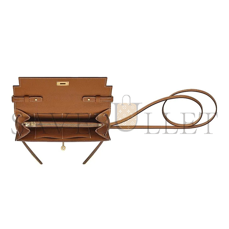 H**me5 master kelly classique to go wallet epsom h080253cc37 (20*12*2cm)